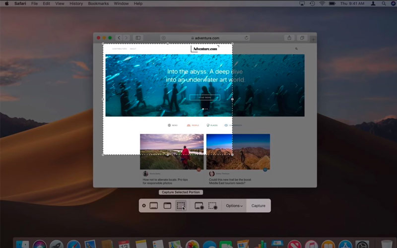Screenshot Mac osx